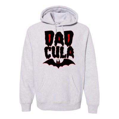 Funny Halloween Dadcula Dracula Premium Hoodie