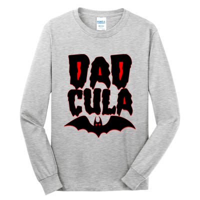 Funny Halloween Dadcula Dracula Tall Long Sleeve T-Shirt