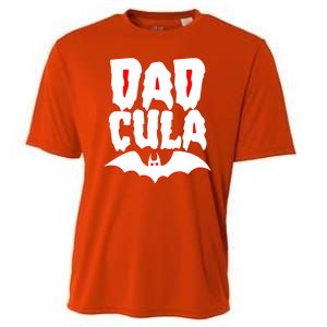 Funny Halloween Dadcula Dracula Cooling Performance Crew T-Shirt