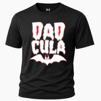 Funny Halloween Dadcula Dracula Cooling Performance Crew T-Shirt
