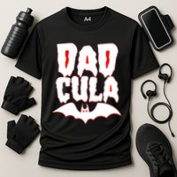 Funny Halloween Dadcula Dracula Cooling Performance Crew T-Shirt