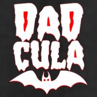 Funny Halloween Dadcula Dracula Adult Drive Performance Visor