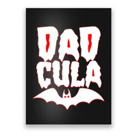 Funny Halloween Dadcula Dracula Poster