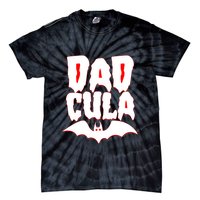 Funny Halloween Dadcula Dracula Tie-Dye T-Shirt