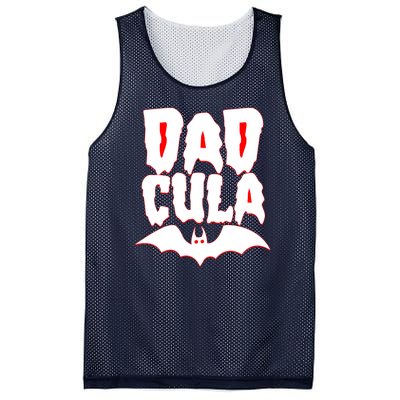 Funny Halloween Dadcula Dracula Mesh Reversible Basketball Jersey Tank