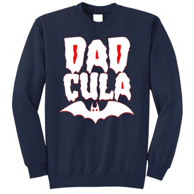 Funny Halloween Dadcula Dracula Tall Sweatshirt