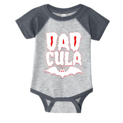Funny Halloween Dadcula Dracula Infant Baby Jersey Bodysuit