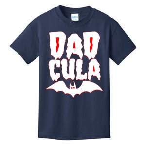 Funny Halloween Dadcula Dracula Kids T-Shirt