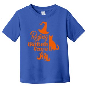 Funny Halloween Design Resting Witch Face Cute Gift Toddler T-Shirt