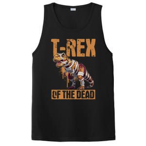 Funny Halloween Dinosaur T Rex Of The Dead Gift PosiCharge Competitor Tank