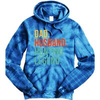 Funny Hunting Dad Husband Legend Hunter Fathers Day Gift Tie Dye Hoodie