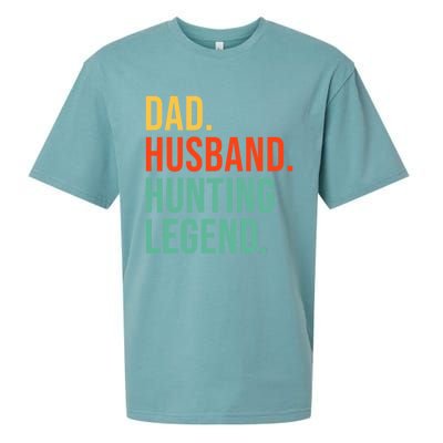 Funny Hunting Dad Husband Legend Hunter Fathers Day Gift Sueded Cloud Jersey T-Shirt