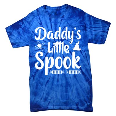 Fall Halloween Daddys Little Spook Gift Tie-Dye T-Shirt