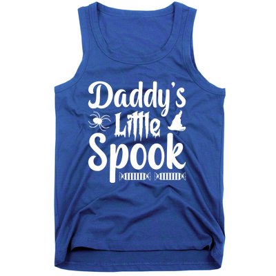 Fall Halloween Daddys Little Spook Gift Tank Top