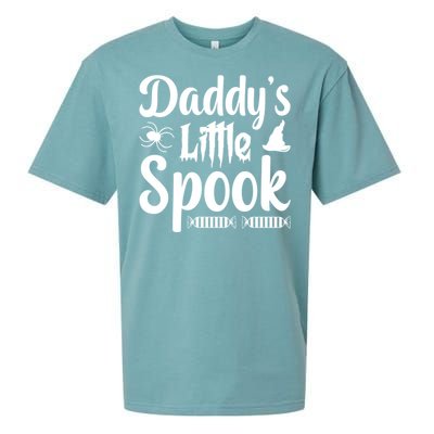 Fall Halloween Daddys Little Spook Gift Sueded Cloud Jersey T-Shirt