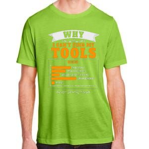 Funny Handyman Diy Idea For Husband & Novelty Dad Diy Themed Adult ChromaSoft Performance T-Shirt