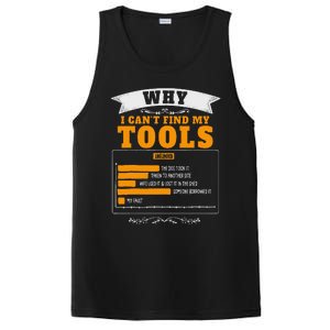 Funny Handyman Diy Idea For Husband & Novelty Dad Diy Themed PosiCharge Competitor Tank