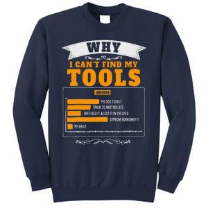 Funny Handyman Diy Idea For Husband & Novelty Dad Diy Themed Sweatshirt