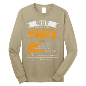 Funny Handyman Diy Idea For Husband & Novelty Dad Diy Themed Long Sleeve Shirt