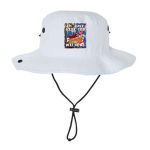 Funny Hot Dog Independence Day I’M Just Here For The Weiners Meaningful Gift Legacy Cool Fit Booney Bucket Hat