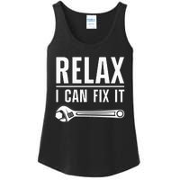 Funny Handyman Design Handyman Repair Tools Ladies Essential Tank