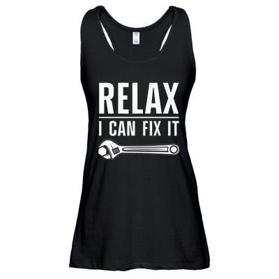 Funny Handyman Design Handyman Repair Tools Ladies Essential Flowy Tank