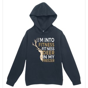 Funny Hunter Dad IM Into Fitness Deer Freezer Hunting Urban Pullover Hoodie