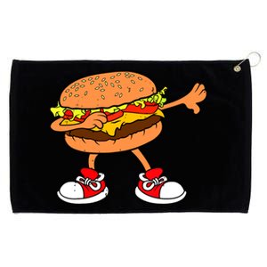 Funny Hamburger Dab Art Women Cheeseburger Lover Grommeted Golf Towel