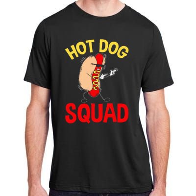 Funny Hot Dog Squad Hot Dog Adult ChromaSoft Performance T-Shirt