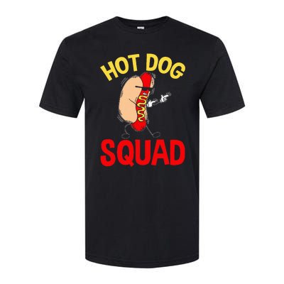 Funny Hot Dog Squad Hot Dog Softstyle CVC T-Shirt