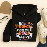 Funny Halloween Dont Scare Me I Poop Easily Hoodie