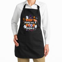 Funny Halloween Dont Scare Me I Poop Easily Full-Length Apron With Pockets
