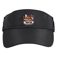Funny Halloween Dont Scare Me I Poop Easily Adult Drive Performance Visor