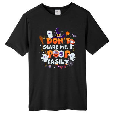 Funny Halloween Dont Scare Me I Poop Easily Tall Fusion ChromaSoft Performance T-Shirt