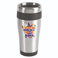 Funny Halloween Dont Scare Me I Poop Easily 16oz Travel Tumbler