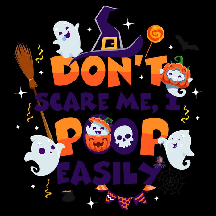 Funny Halloween Dont Scare Me I Poop Easily 16oz Travel Tumbler