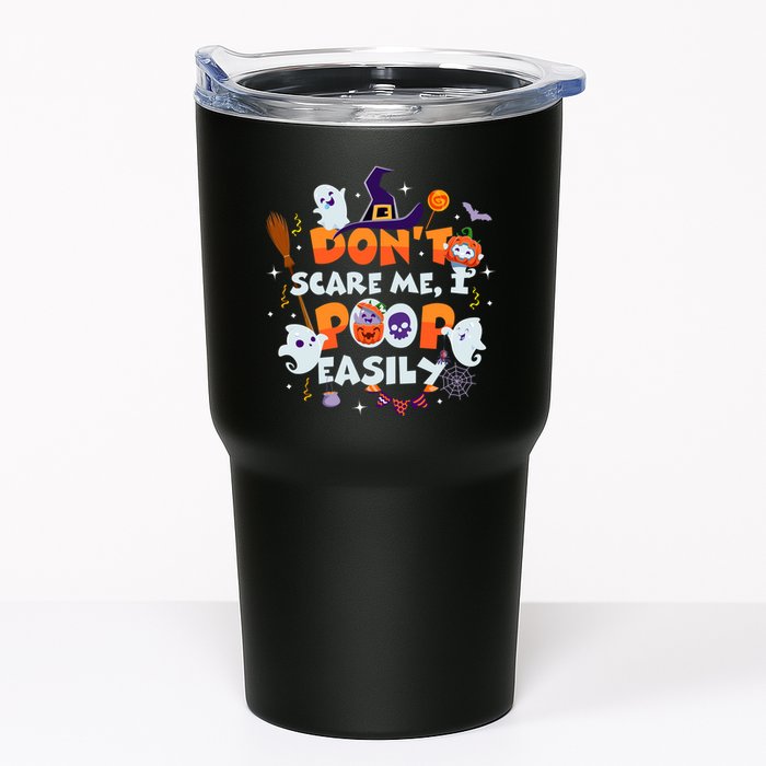 Funny Halloween Dont Scare Me I Poop Easily Tumbler