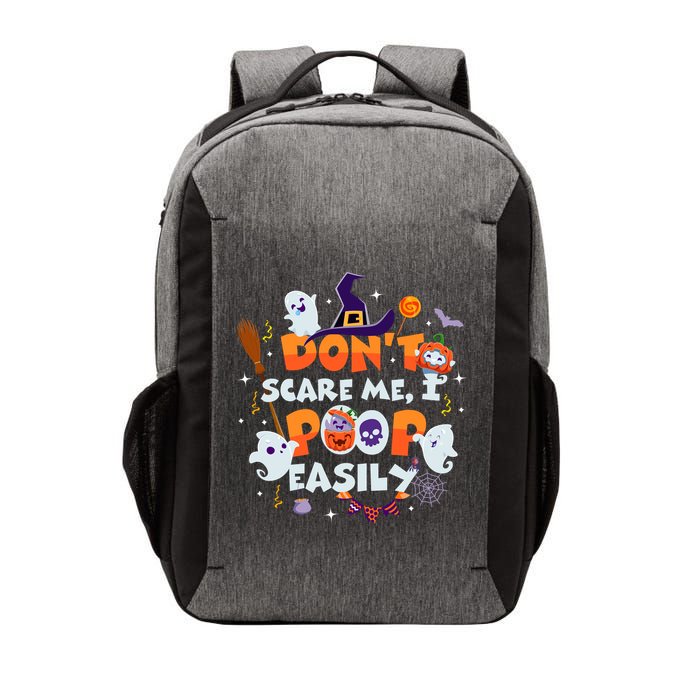 Funny Halloween Dont Scare Me I Poop Easily Vector Backpack