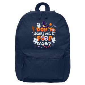 Funny Halloween Dont Scare Me I Poop Easily 16 in Basic Backpack