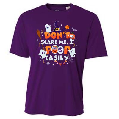 Funny Halloween Dont Scare Me I Poop Easily Cooling Performance Crew T-Shirt