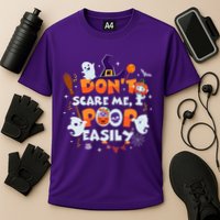 Funny Halloween Dont Scare Me I Poop Easily Performance Shirt