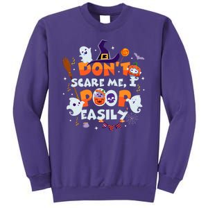 Funny Halloween Dont Scare Me I Poop Easily Sweatshirt