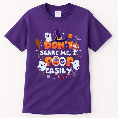 Funny Halloween Dont Scare Me I Poop Easily Tall T-Shirt