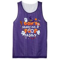 Funny Halloween Dont Scare Me I Poop Easily Mesh Reversible Basketball Jersey Tank