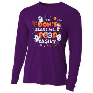 Funny Halloween Dont Scare Me I Poop Easily Cooling Performance Long Sleeve Crew