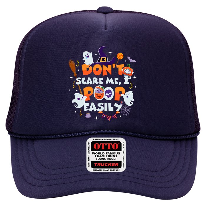 Funny Halloween Dont Scare Me I Poop Easily Hat