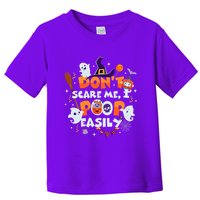 Funny Halloween Dont Scare Me I Poop Easily Toddler T-Shirt