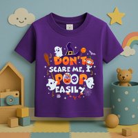 Funny Halloween Dont Scare Me I Poop Easily Toddler T-Shirt