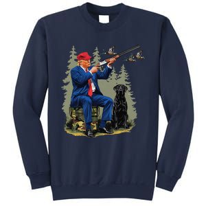 Funny Hunting Duck Trump Camo Hunting Hello Hunting Season Gift Sweatshirt