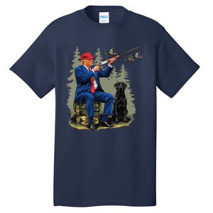 Funny Hunting Duck Trump Camo Hunting Hello Hunting Season Gift Tall T-Shirt